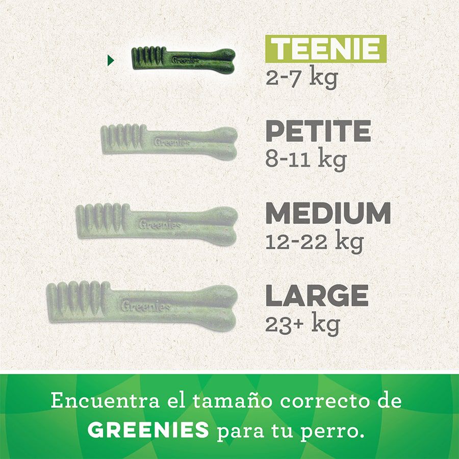 43 barritas Greenies Teenie Snacks Dentales Naturales para perros toy, , large Imagen numero 2